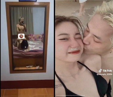 Poster of Clip sex em Mộng Ly chăm sóc cu bạn trai