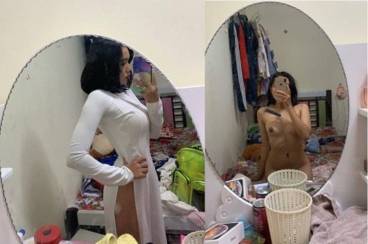 Poster of Cliphot em học sinh múp làm tình vú dao động